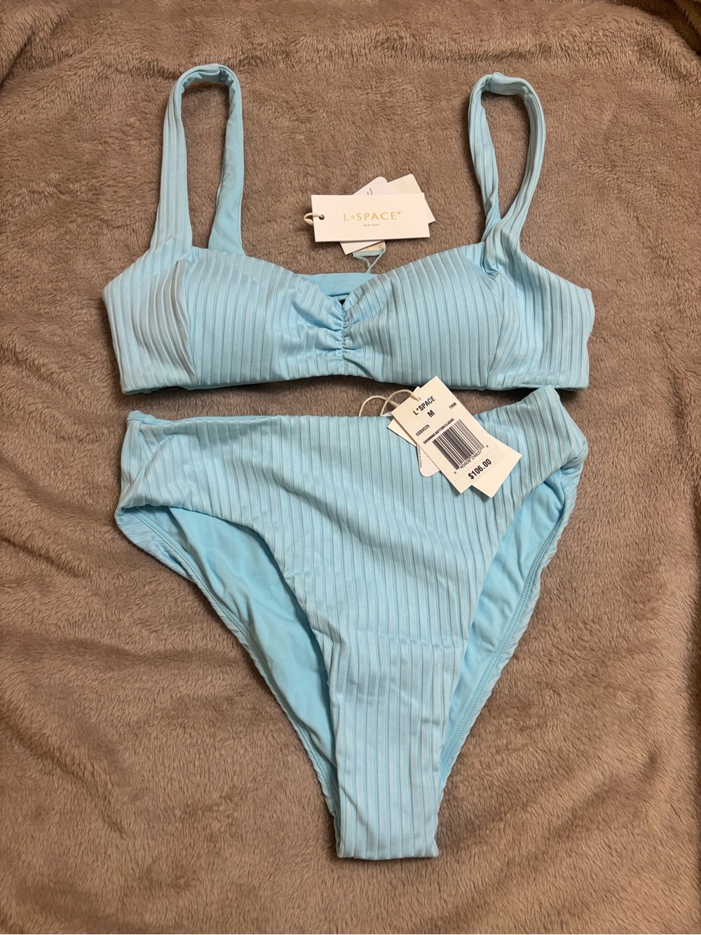 NWT L Space Effie Top and Savannah Bottoms, Tourmaline, Size M